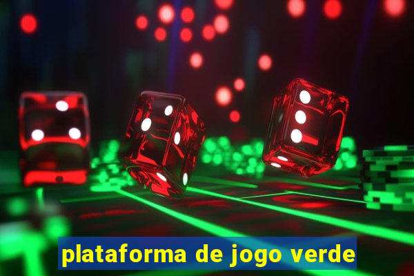 plataforma de jogo verde